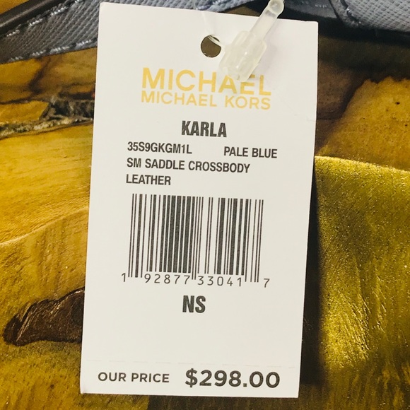 Michael Kors Karla Small Saddle Crossbody Bag - Picture 8 of 8